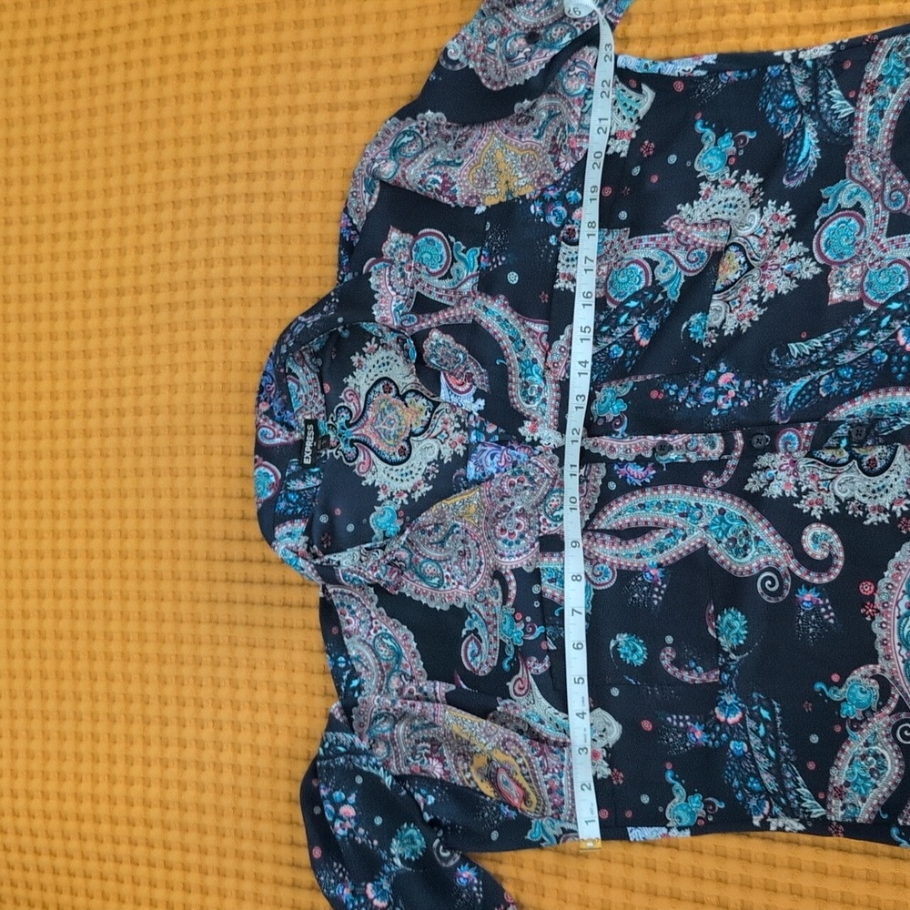 Express Pink Blouse with Paisley Print - Picture 6 of 6